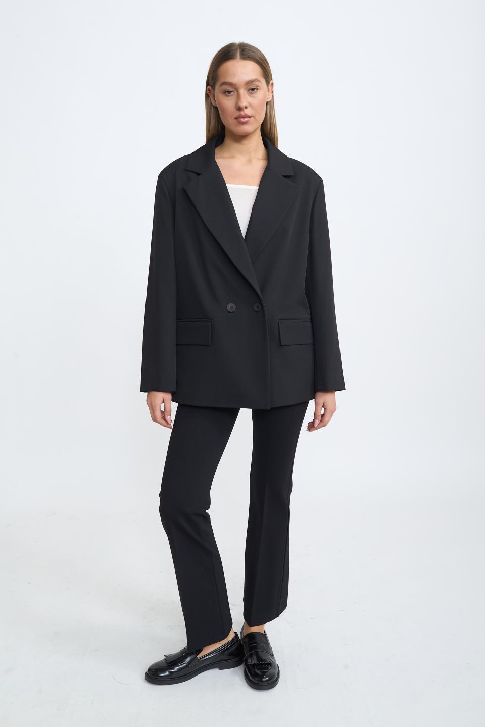Pantalone flare punto Milano nero - Autunno - Inverno 2025 | Brend