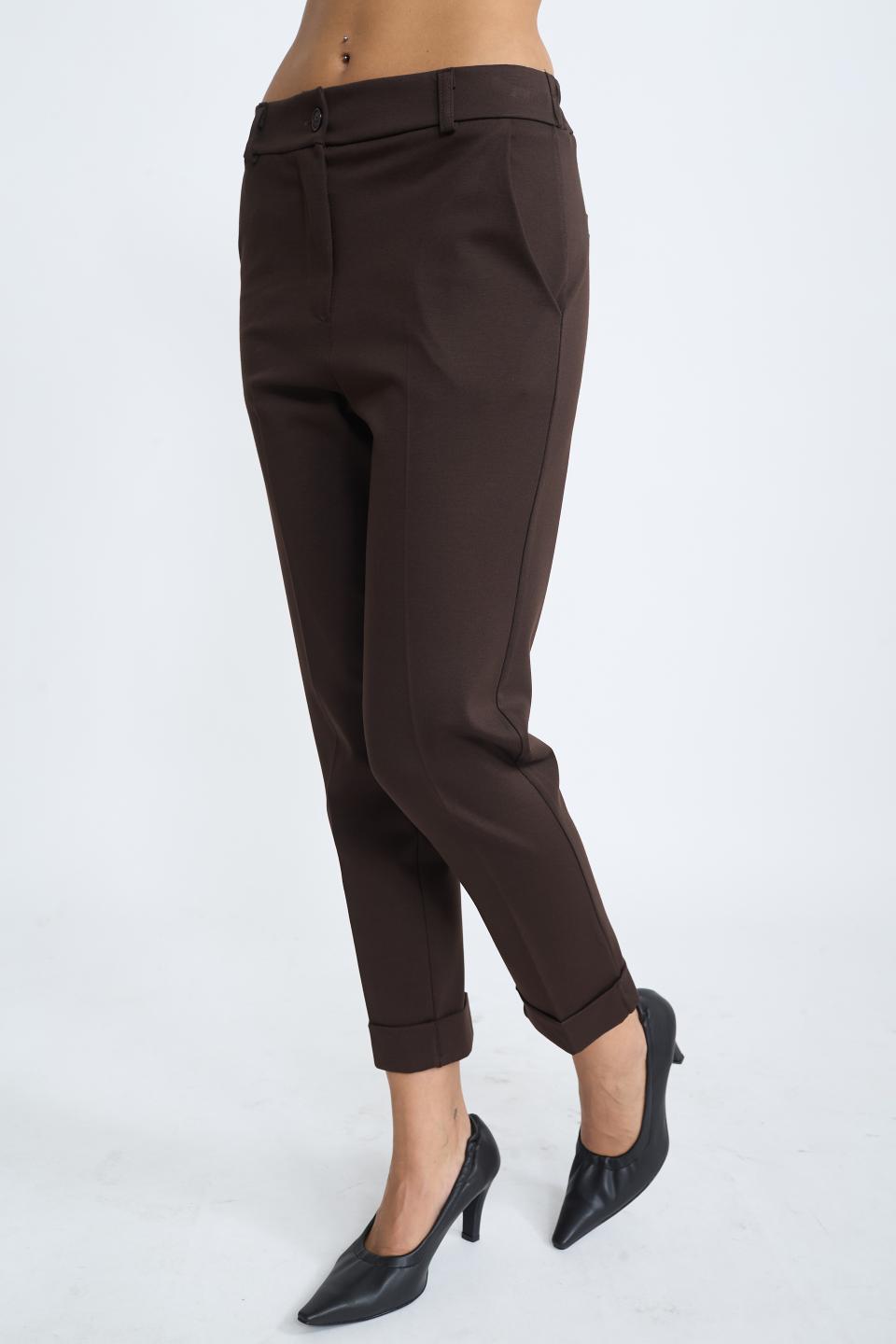 Pantalone risvolto punto Milano moro - Autunno - Inverno 2025 | Brend