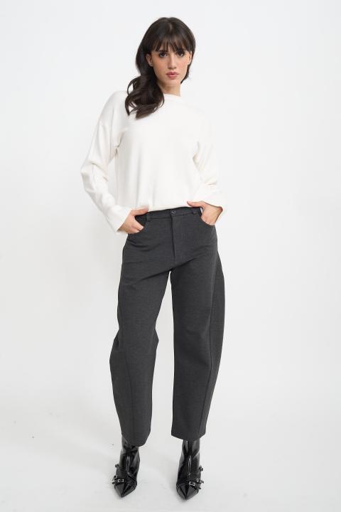 Pantalone barrel antracite - Autunno - Inverno 2025 | Brend