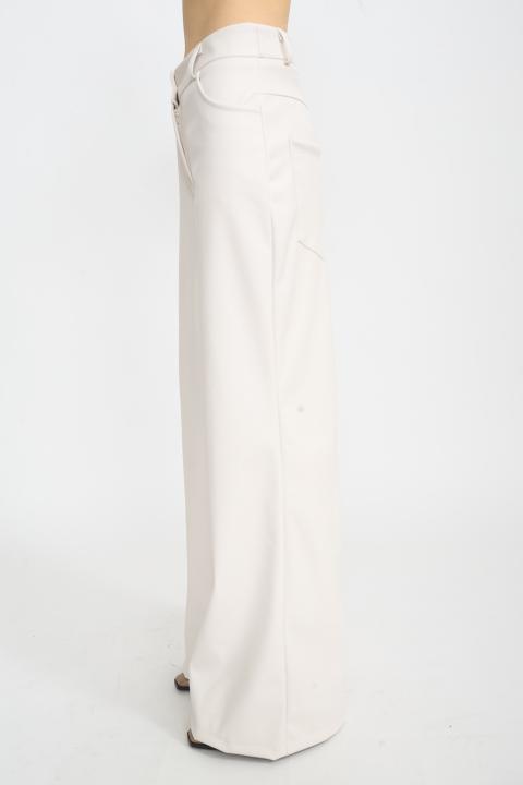 Pantalone tasche scese panna - Autunno - Inverno 2025 | Brend