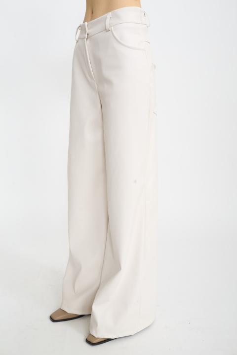 Pantalone tasche scese panna - Autunno - Inverno 2025 | Brend