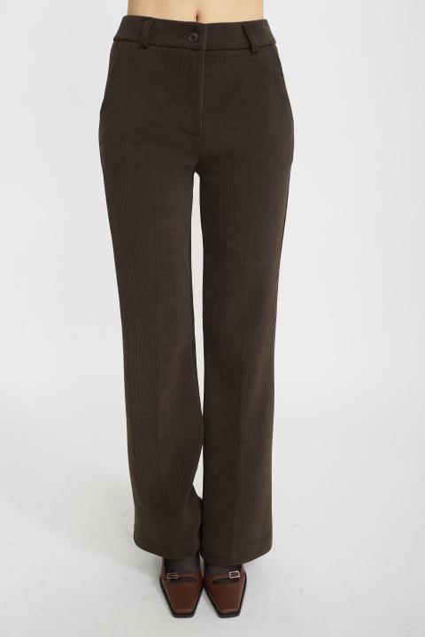 Pantalone flare velluto moro - Autunno - Inverno 2025 | Brend