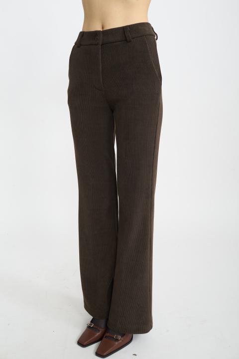 Pantalone flare velluto moro - Autunno - Inverno 2025 | Brend