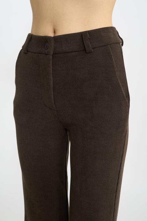 Pantalone flare velluto moro - Autunno - Inverno 2025 | Brend