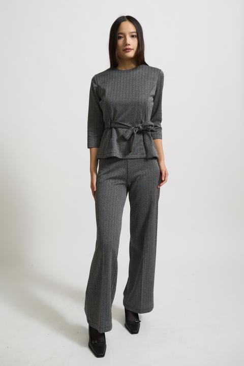 Pantalone gamba dritta resca nero - Autunno - Inverno 2025 | Brend