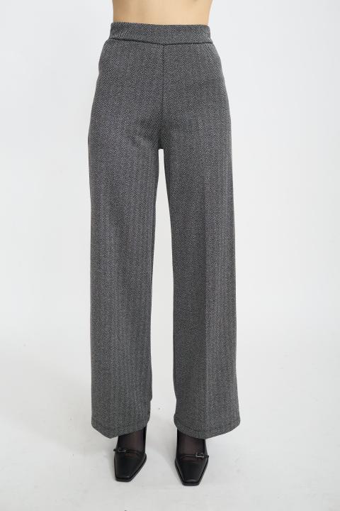 Pantalone gamba dritta resca nero - Autunno - Inverno 2025 | Brend