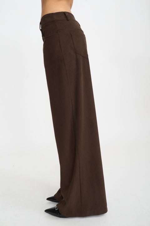 Pantalone palazzo velluto moro - Autunno - Inverno 2025 | Brend