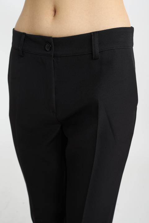 Pantalone cicca con risvolto nero - Autunno - Inverno 2025 | Brend