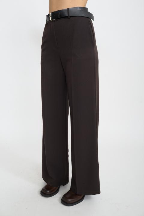 Pantalone elastico gessato moro - Autunno - Inverno 2025 | Brend