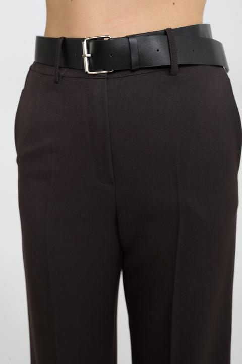 Pantalone elastico gessato moro - Autunno - Inverno 2025 | Brend
