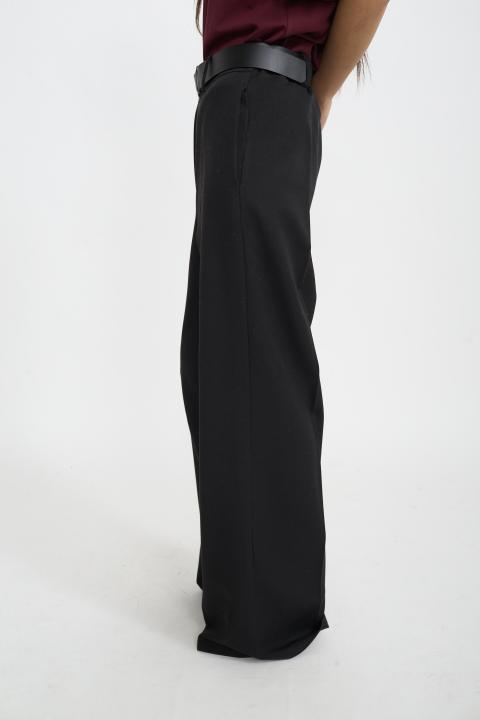 Pantalone elastico gessato nero - Autunno - Inverno 2025 | Brend