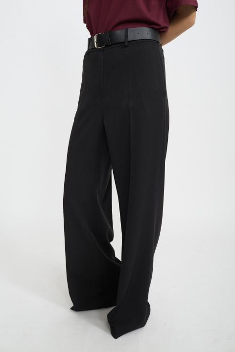 Pantalone elastico gessato nero - Autunno - Inverno 2025 | Brend