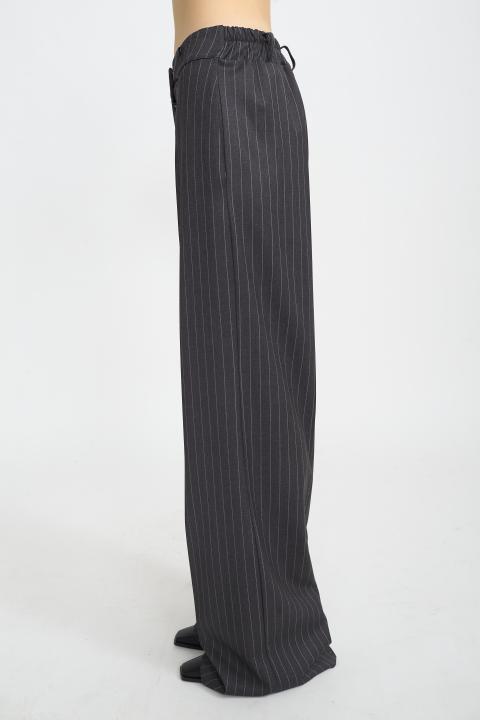 Pantalone palazzo gessato gessato grigio - Autunno - Inverno 2025 | Brend