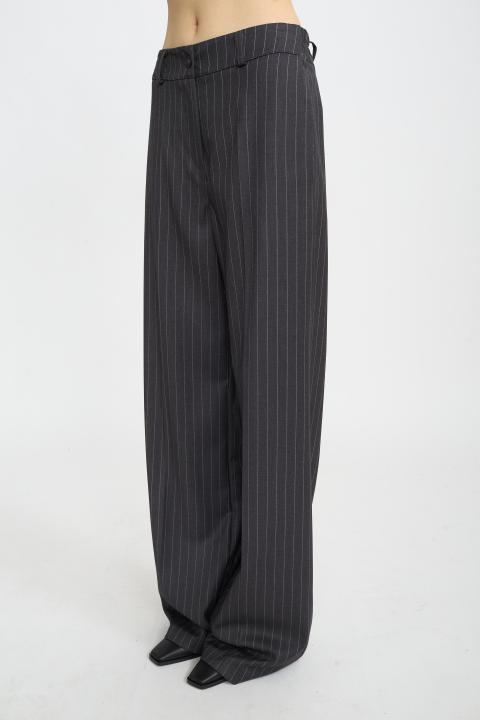 Pantalone palazzo gessato gessato grigio - Autunno - Inverno 2025 | Brend