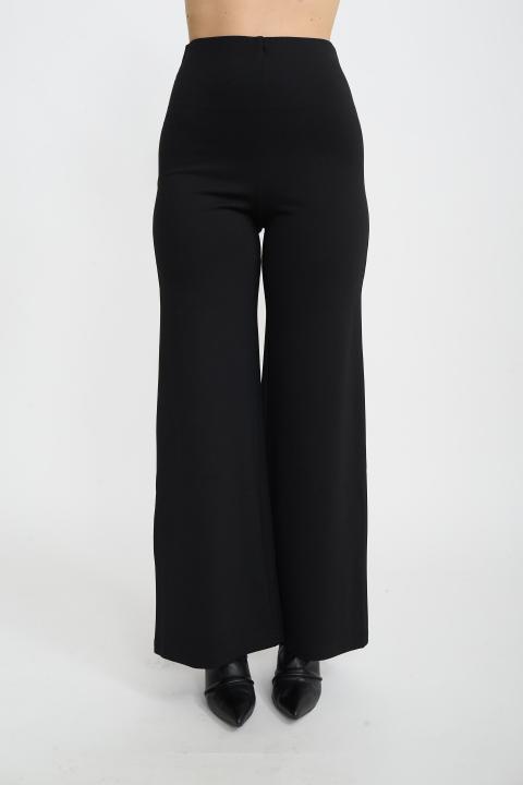 Pantalone palazzo Giò nero - Autunno - Inverno 2025 | Brend