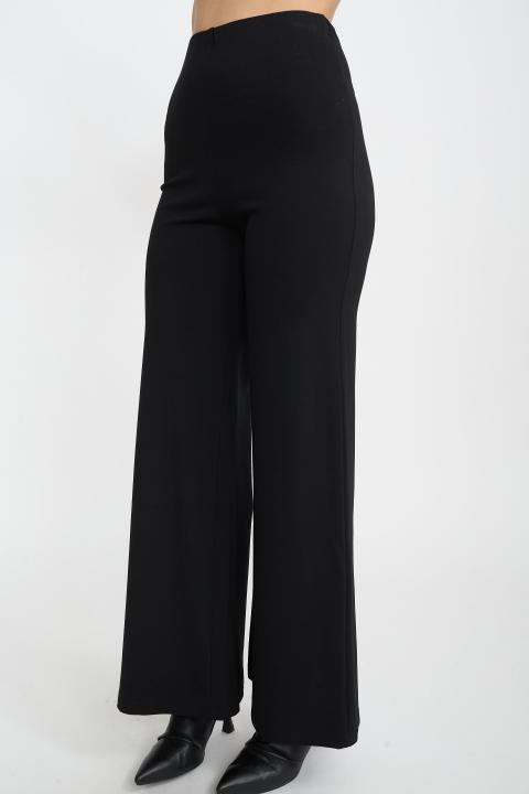 Pantalone palazzo Giò nero - Autunno - Inverno 2025 | Brend