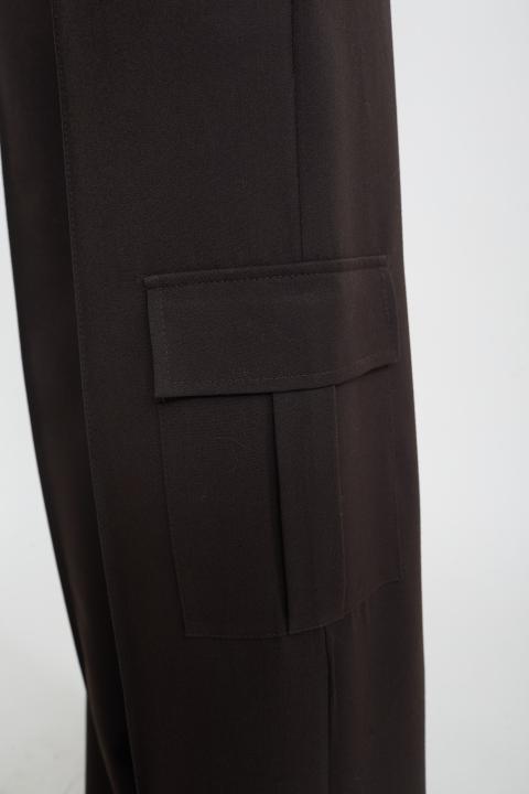 Pantalone tasconi mano lana moro - Autunno - Inverno 2025 | Brend