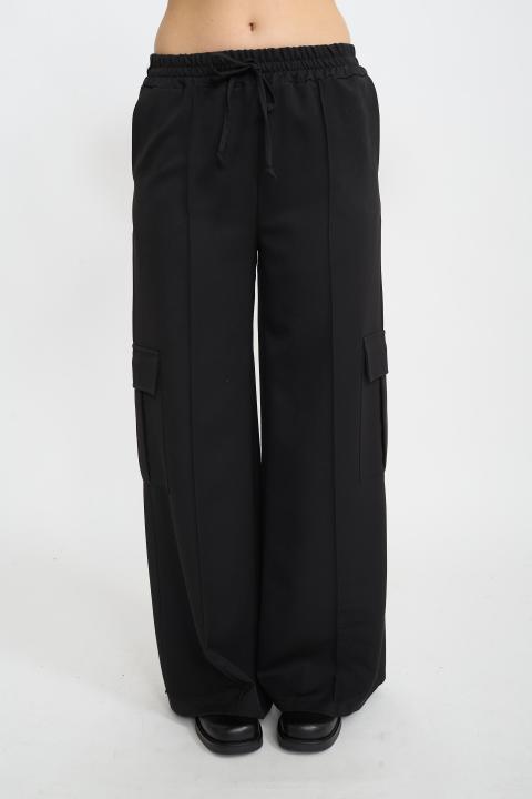 Pantalone tasconi mano lana nero - Autunno - Inverno 2025 | Brend