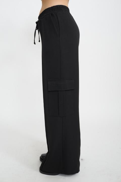 Pantalone tasconi mano lana nero - Autunno - Inverno 2025 | Brend