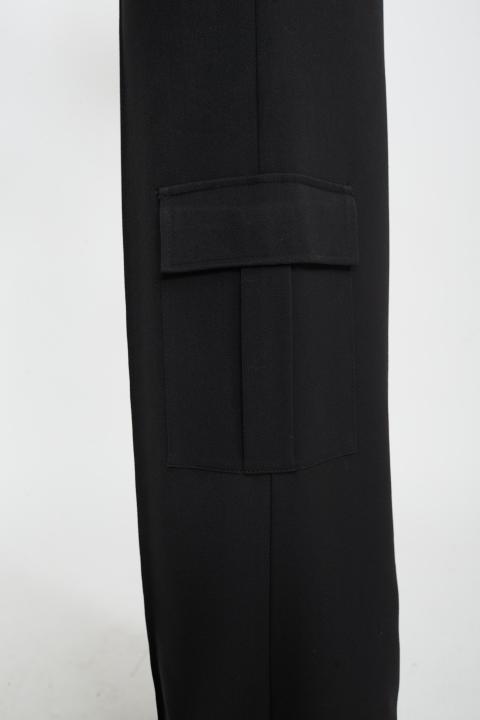 Pantalone tasconi mano lana nero - Autunno - Inverno 2025 | Brend