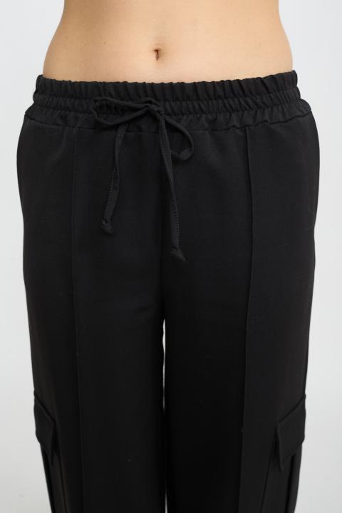 Pantalone tasconi mano lana nero - Autunno - Inverno 2025 | Brend