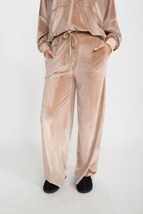 Pantalone coulisse ciniglia beige - Autunno - Inverno 2025 | Brend