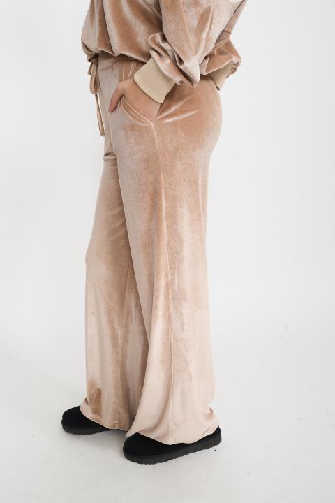 Pantalone coulisse ciniglia beige - Autunno - Inverno 2025 | Brend