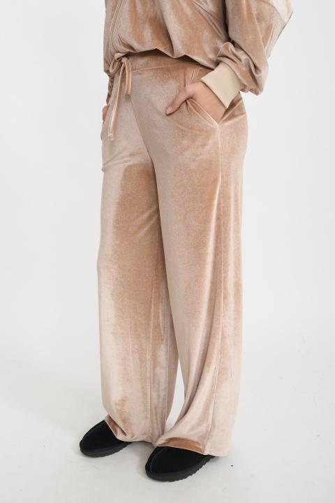 Pantalone coulisse ciniglia beige - Autunno - Inverno 2025 | Brend