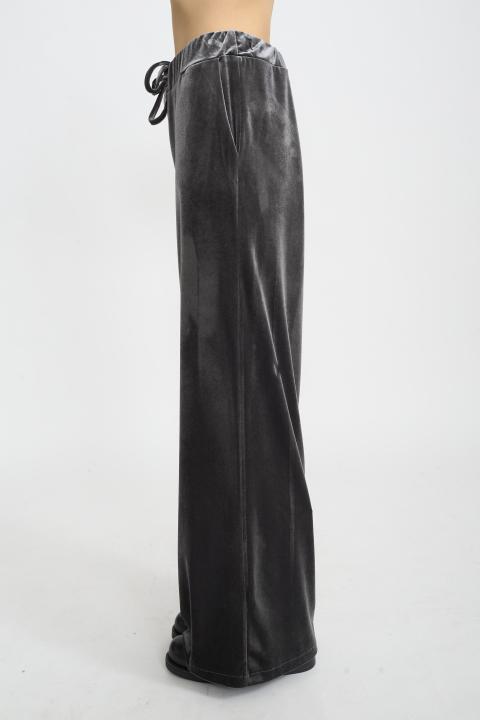 Pantalone coulisse ciniglia grigio - Autunno - Inverno 2025 | Brend