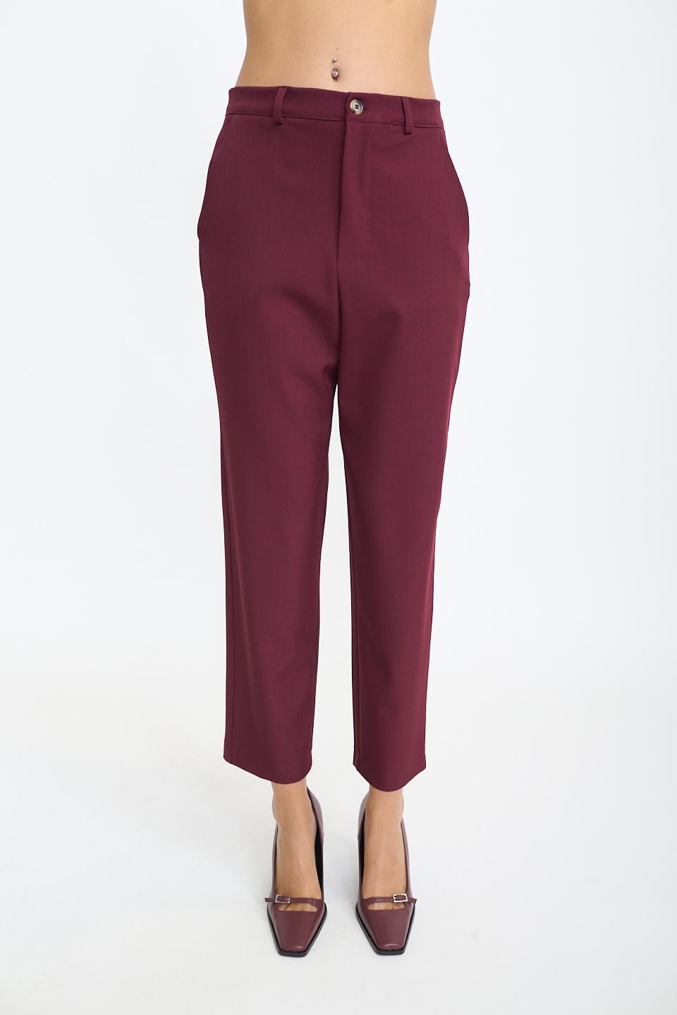 Pantalone cicca burgundy - Autunno - Inverno 2025 | Brend