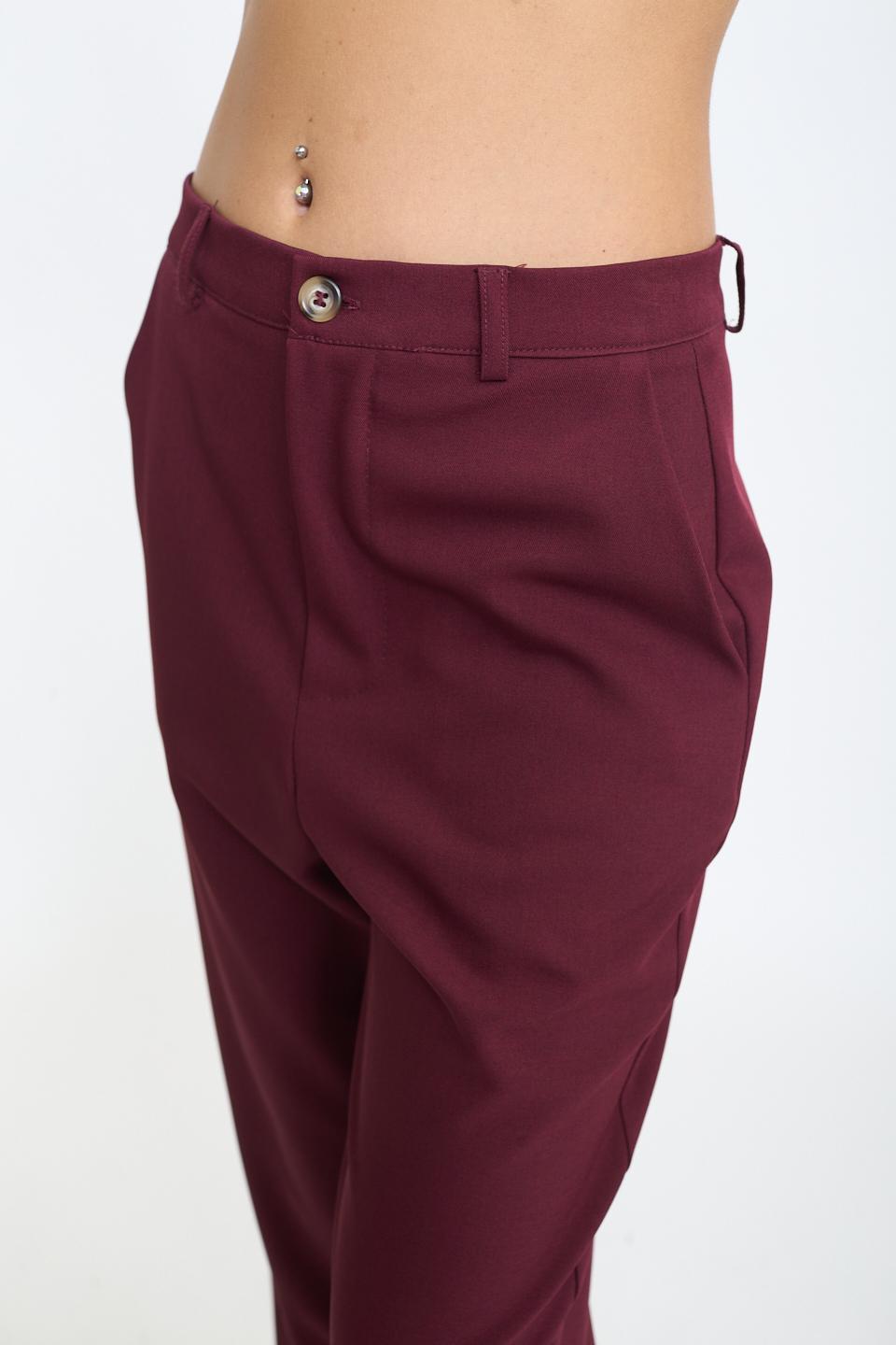 Pantalone cicca burgundy - Autunno - Inverno 2025 | Brend