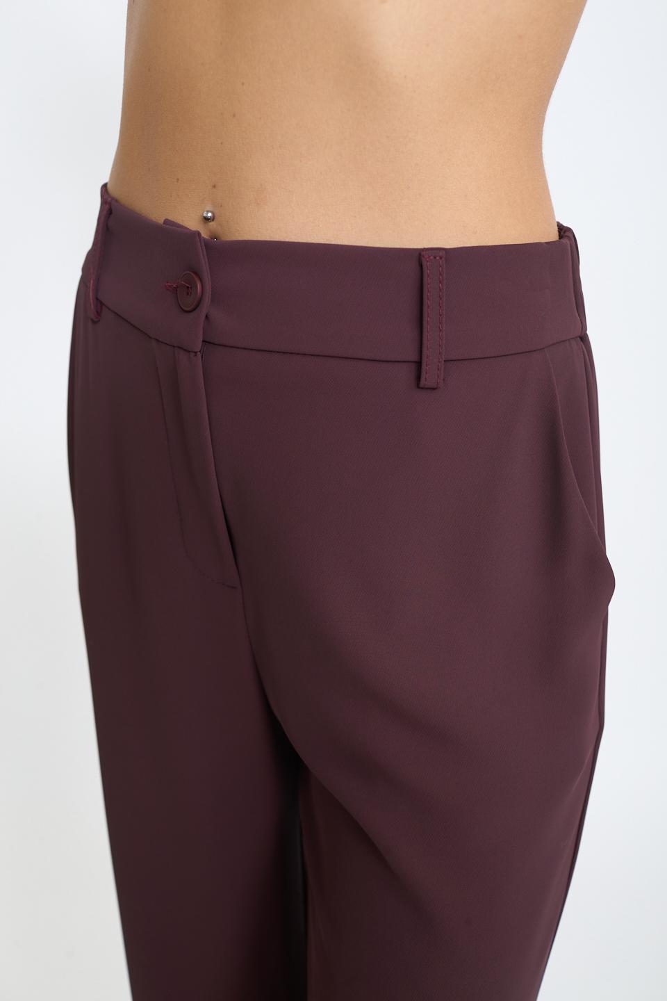 Pantalone palazzo burgundy - Autunno - Inverno 2025 | Brend