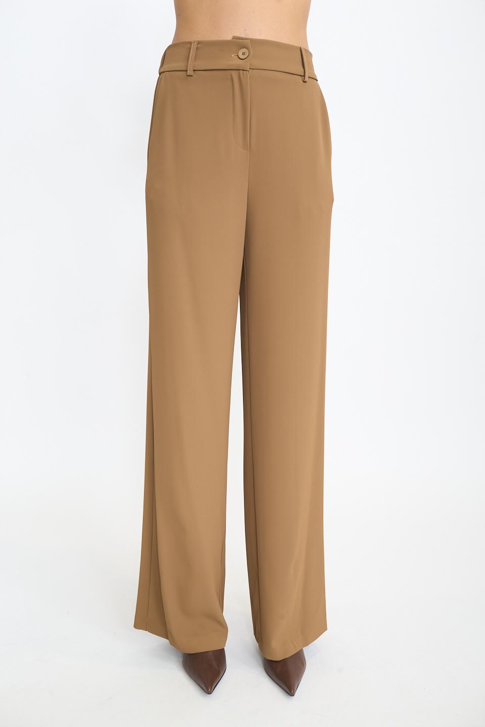 Pantalone palazzo camel - Autunno - Inverno 2025 | Brend