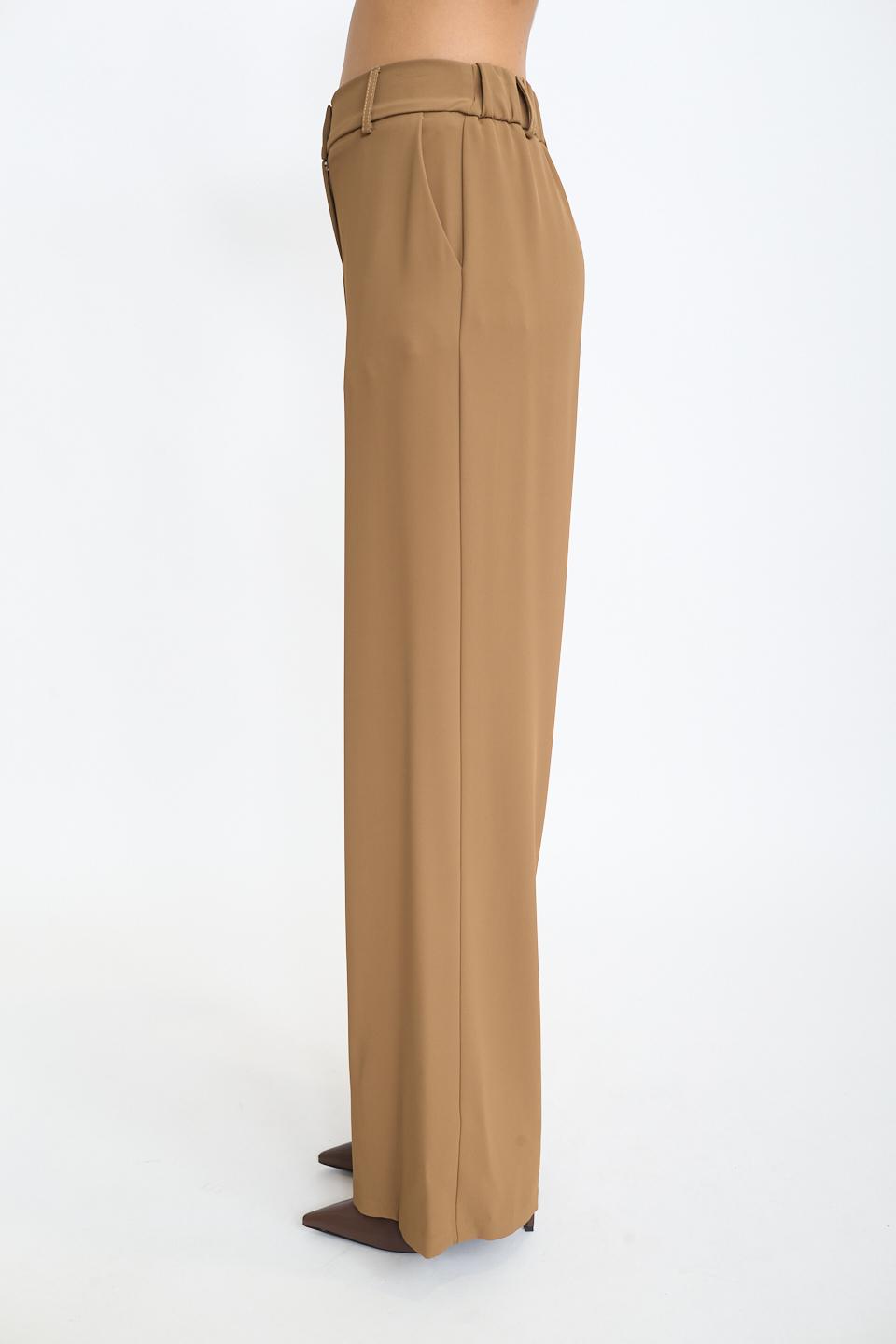 Pantalone palazzo camel - Autunno - Inverno 2025 | Brend