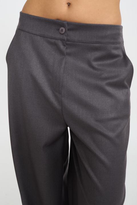 Pantalone barrel grigio - Autunno - Inverno 2025 | Brend