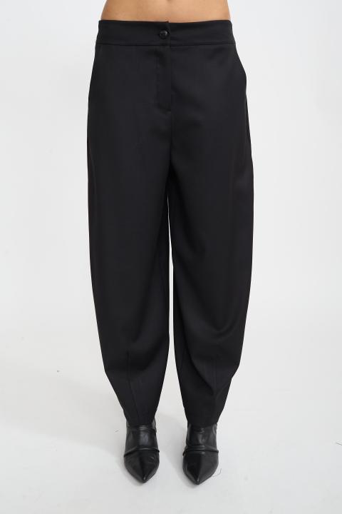 Pantalone barrel nero - Autunno - Inverno 2025 | Brend