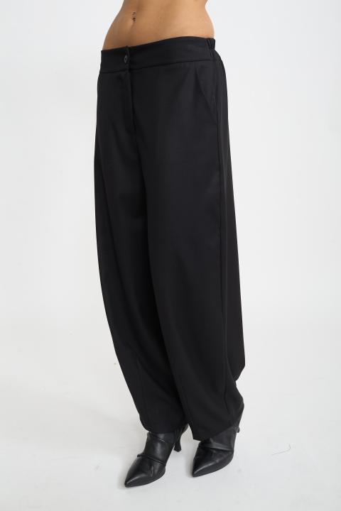 Pantalone barrel nero - Autunno - Inverno 2025 | Brend