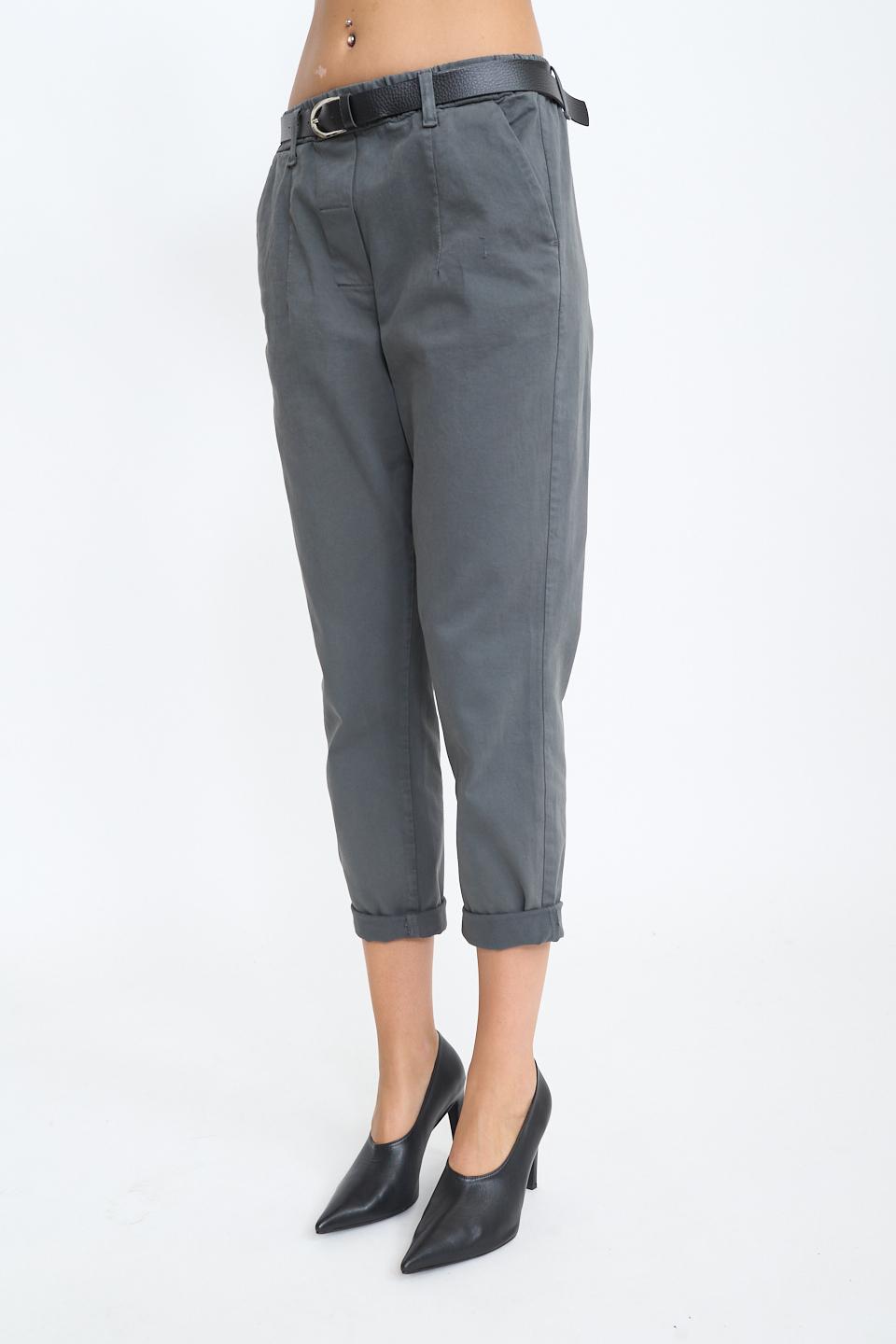 Pantalone baggy con cinta grigio - Autunno - Inverno 2025 | Brend