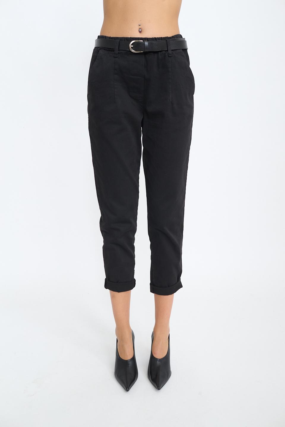 Pantalone baggy con cinta nero - Autunno - Inverno 2025 | Brend