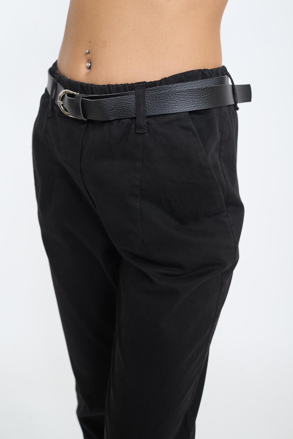 Pantalone baggy con cinta nero - Autunno - Inverno 2025 | Brend