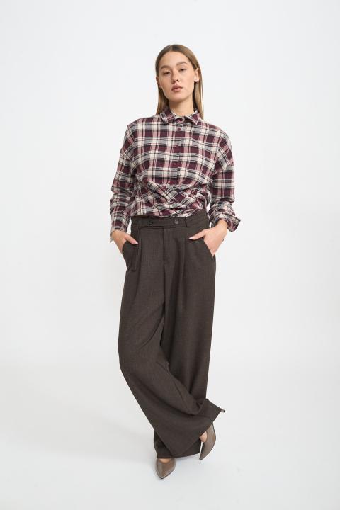 Pantalone palazzo cinta moro - Autunno - Inverno 2025 | Brend
