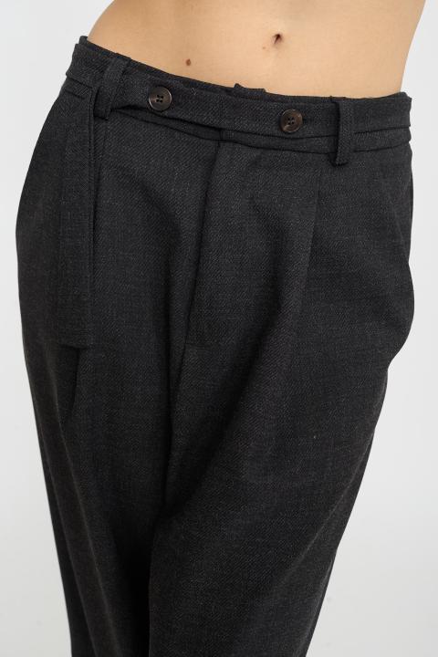 Pantalone palazzo cinta nero - Autunno - Inverno 2025 | Brend