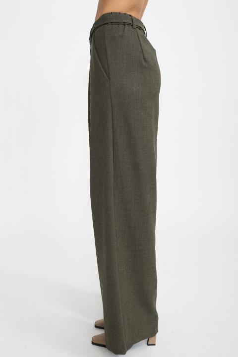 Pantalone palazzo cinta verde - Autunno - Inverno 2025 | Brend