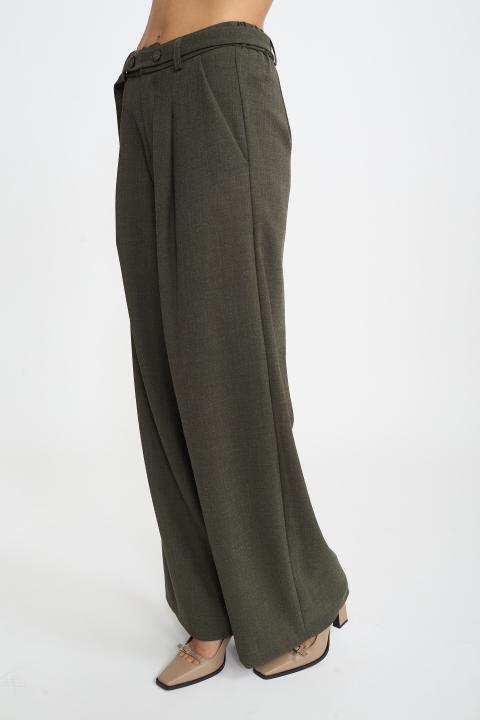 Pantalone palazzo cinta verde - Autunno - Inverno 2025 | Brend