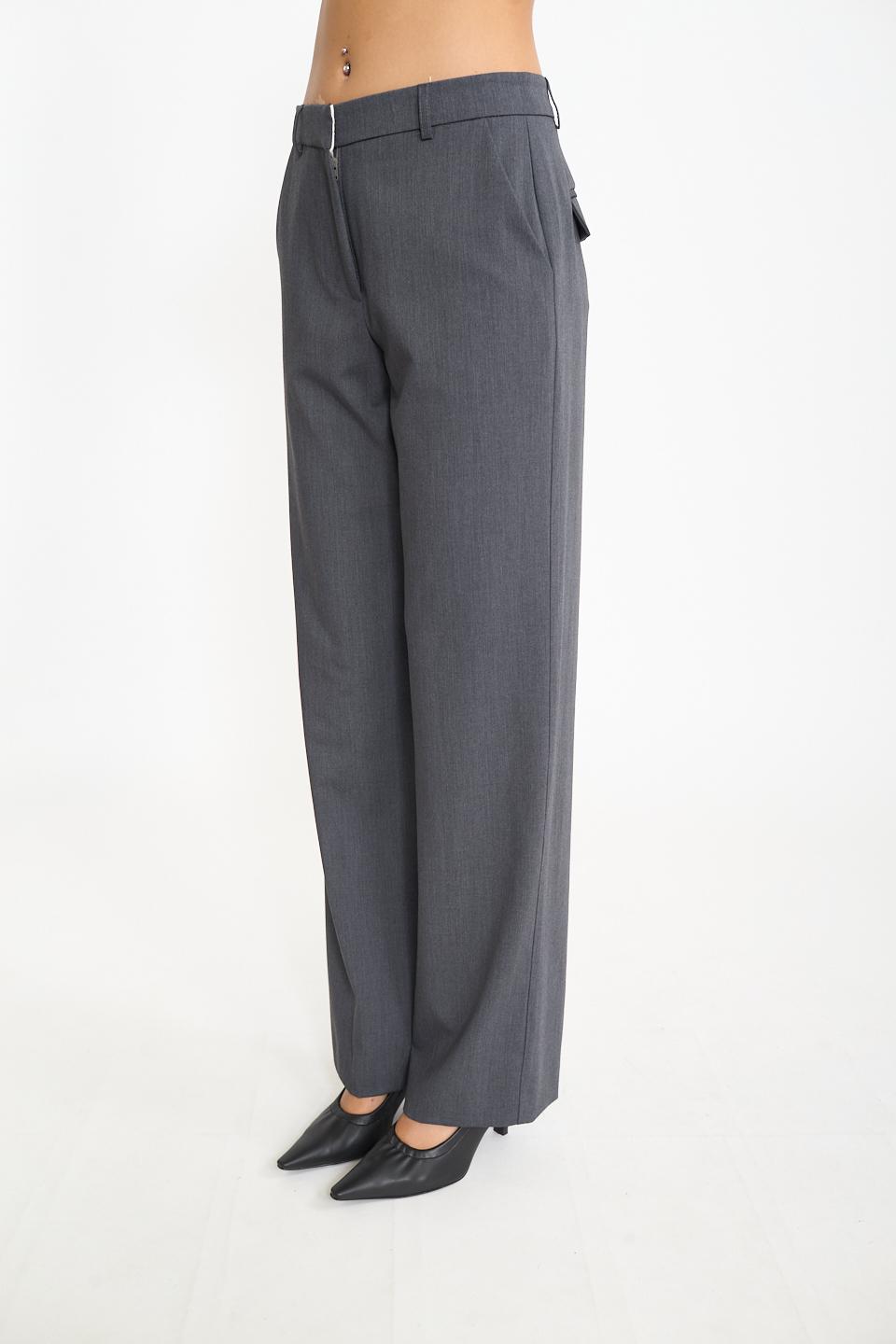 Pantalone gamba dritta grigio - Autunno - Inverno 2026 | Brend