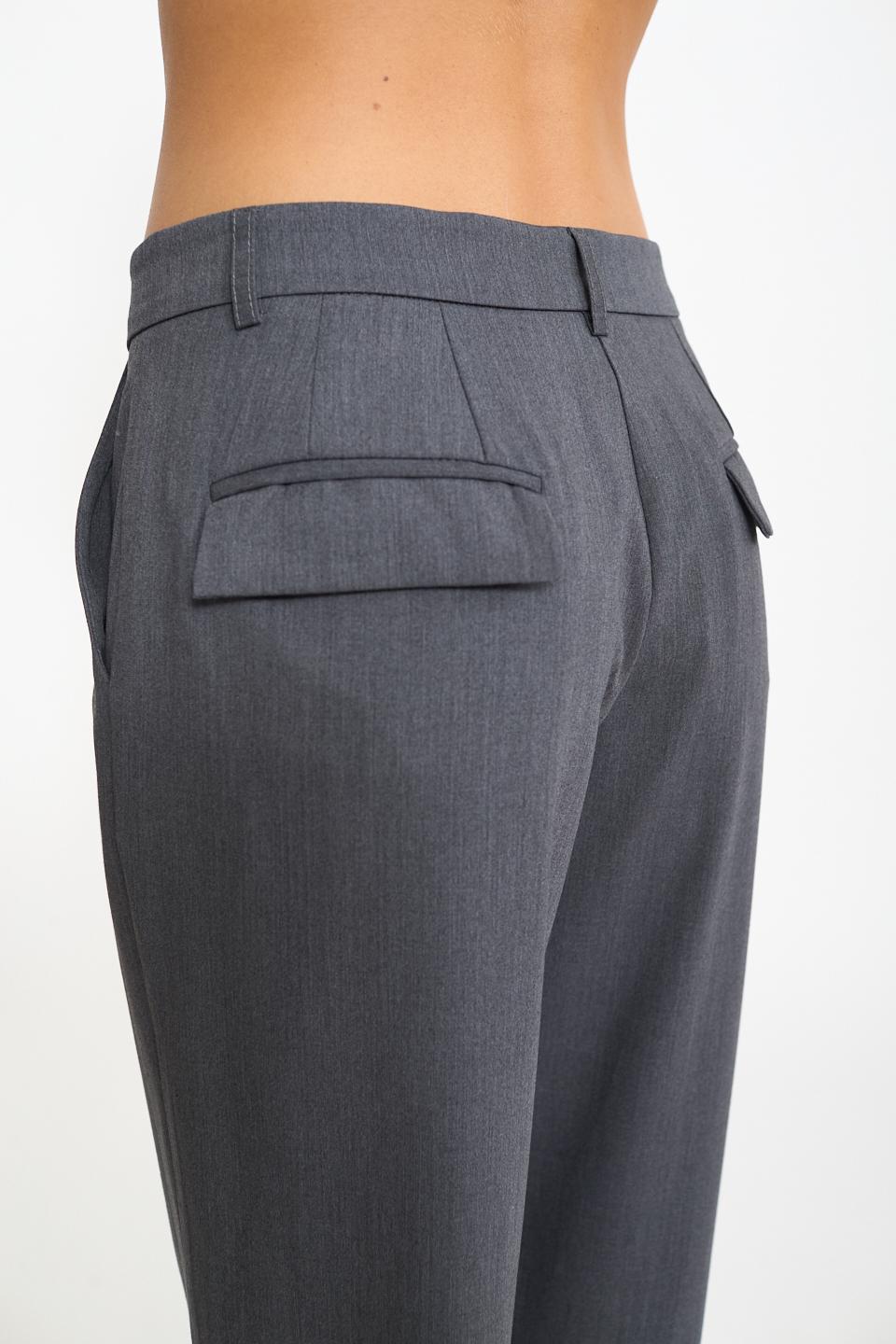 Pantalone gamba dritta grigio - Autunno - Inverno 2026 | Brend