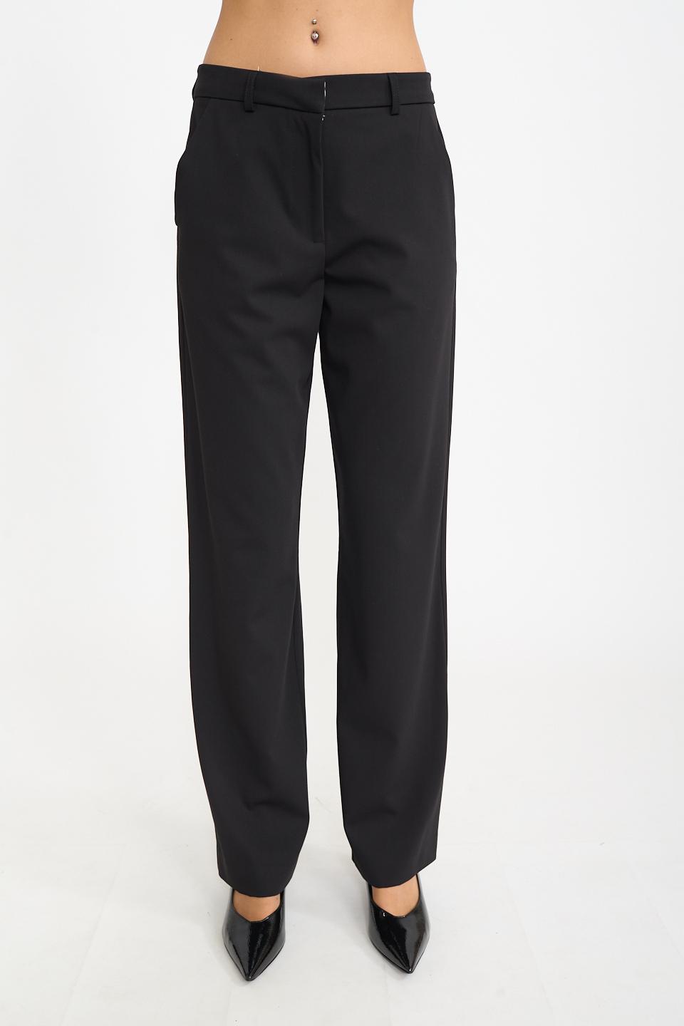 Pantalone gamba dritta nero - Autunno - Inverno 2026 | Brend