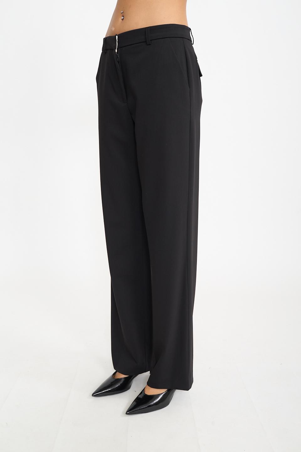 Pantalone gamba dritta nero - Autunno - Inverno 2026 | Brend