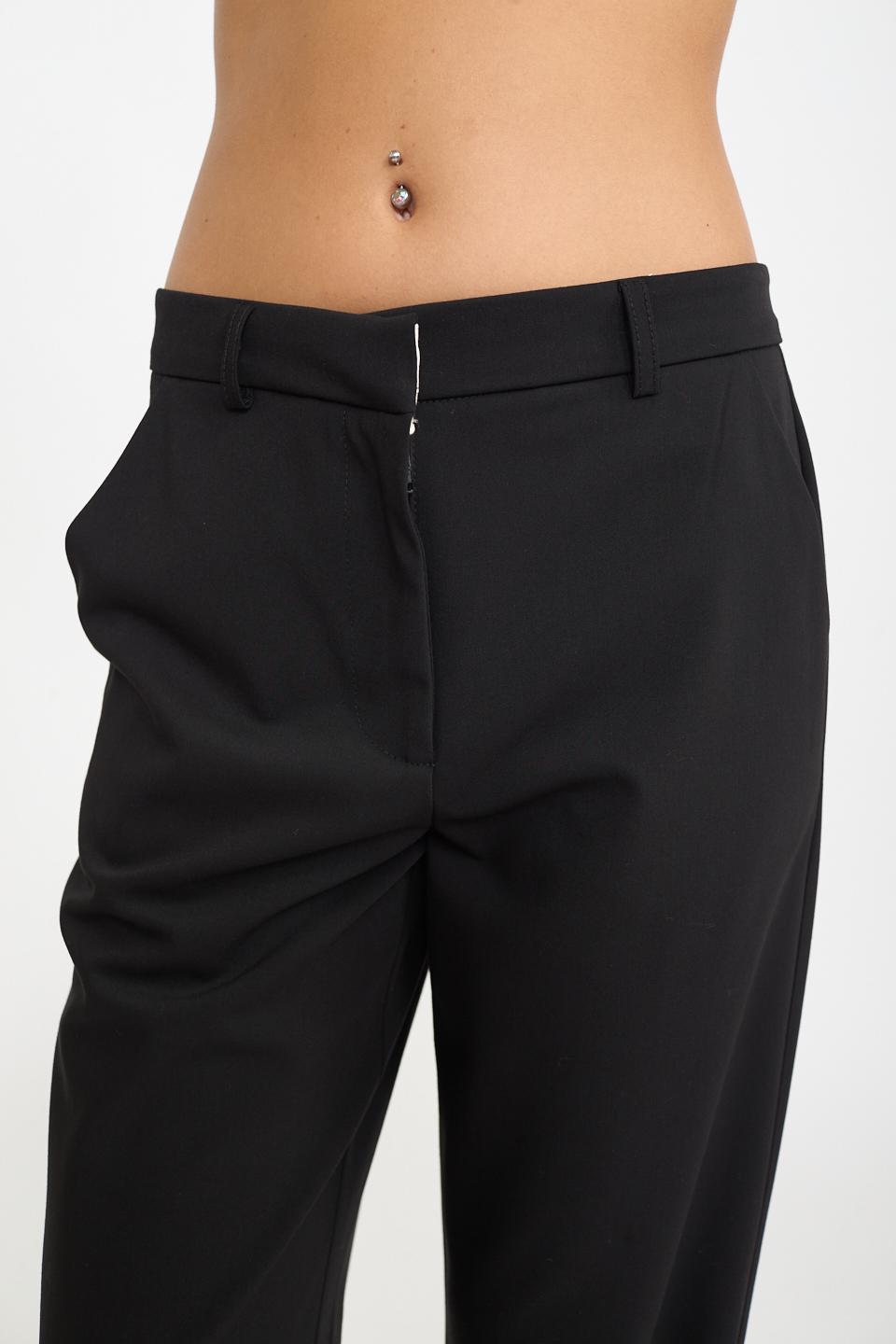 Pantalone gamba dritta nero - Autunno - Inverno 2026 | Brend