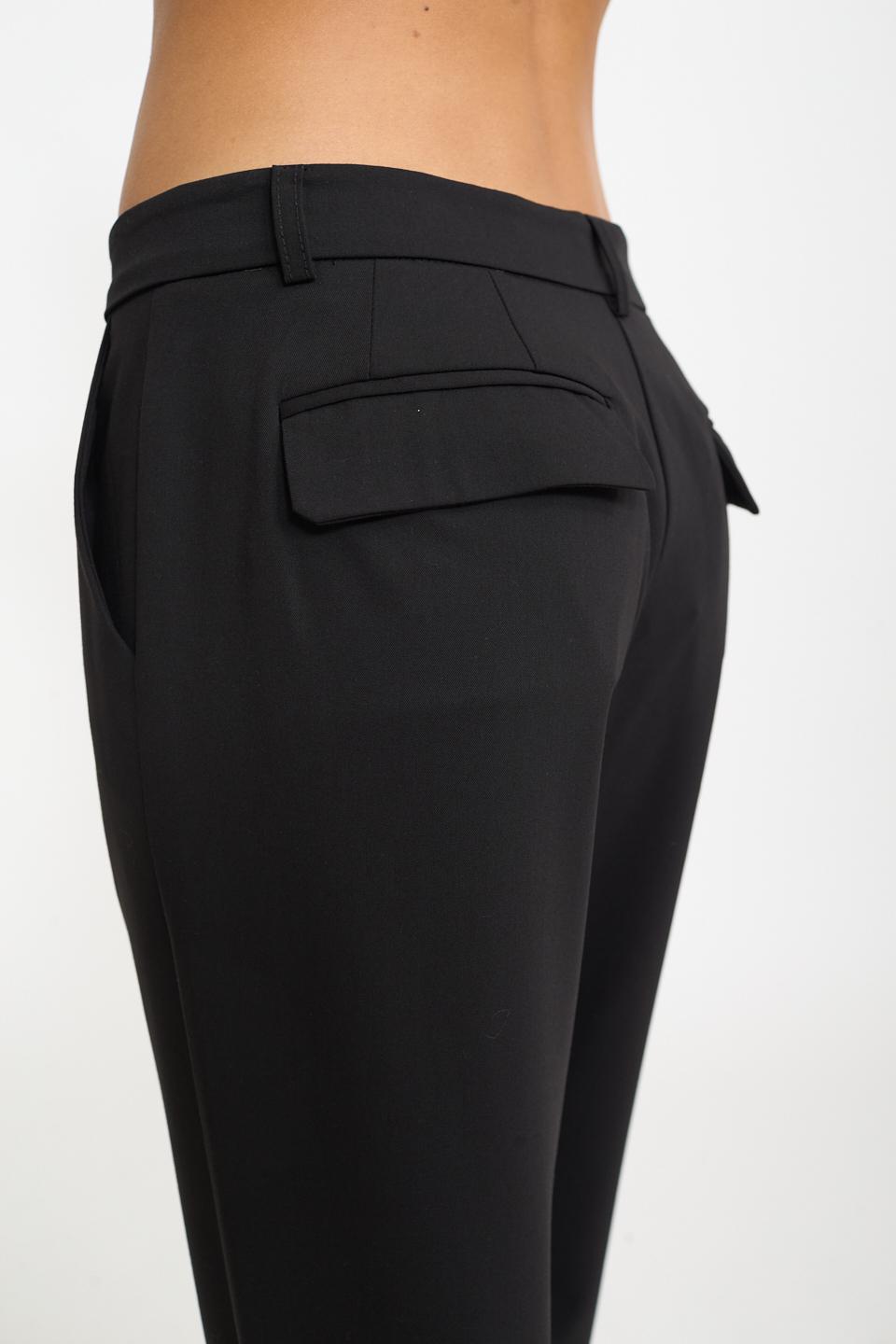 Pantalone gamba dritta nero - Autunno - Inverno 2026 | Brend